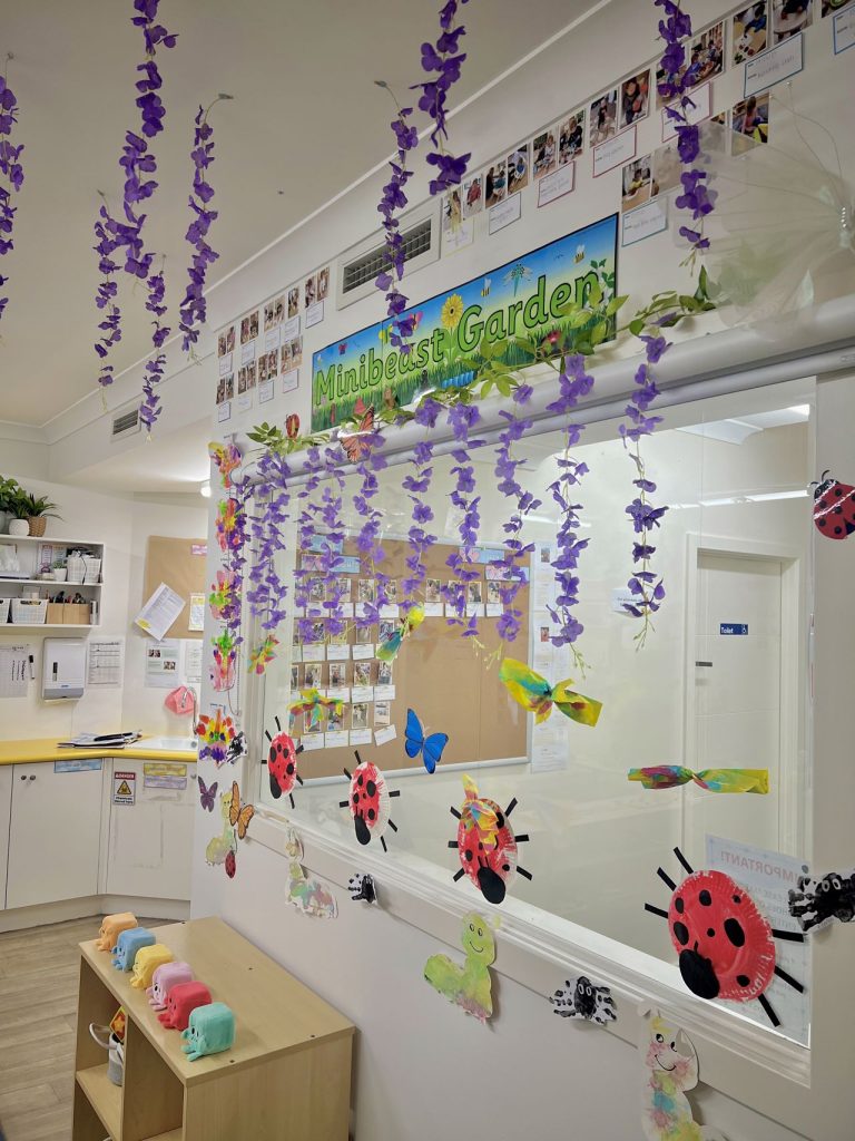 Babies exploring in Joey's Room (0-1 years) at Macarthur Early Learning