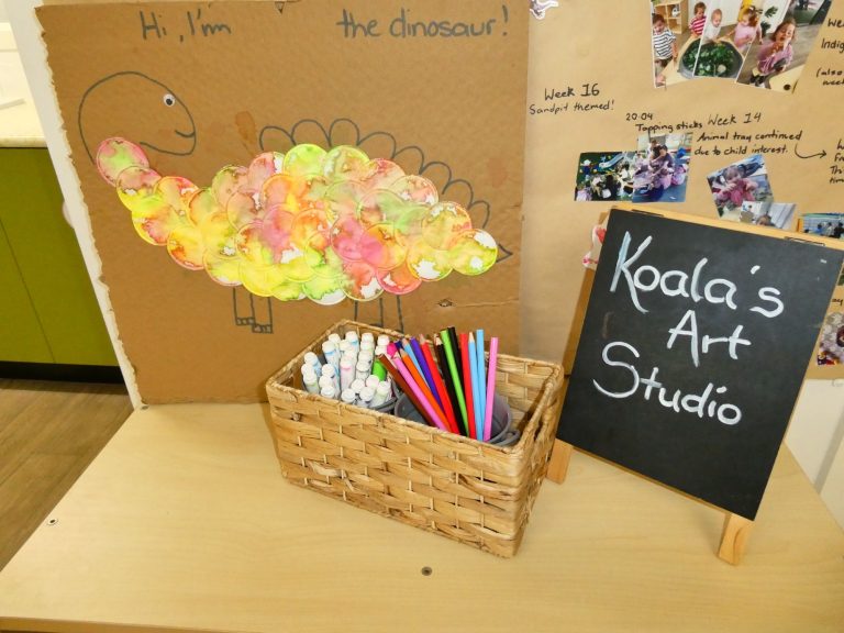 Toddlers playing in Koala's Room (1-2 years) at Macarthur Early Learning