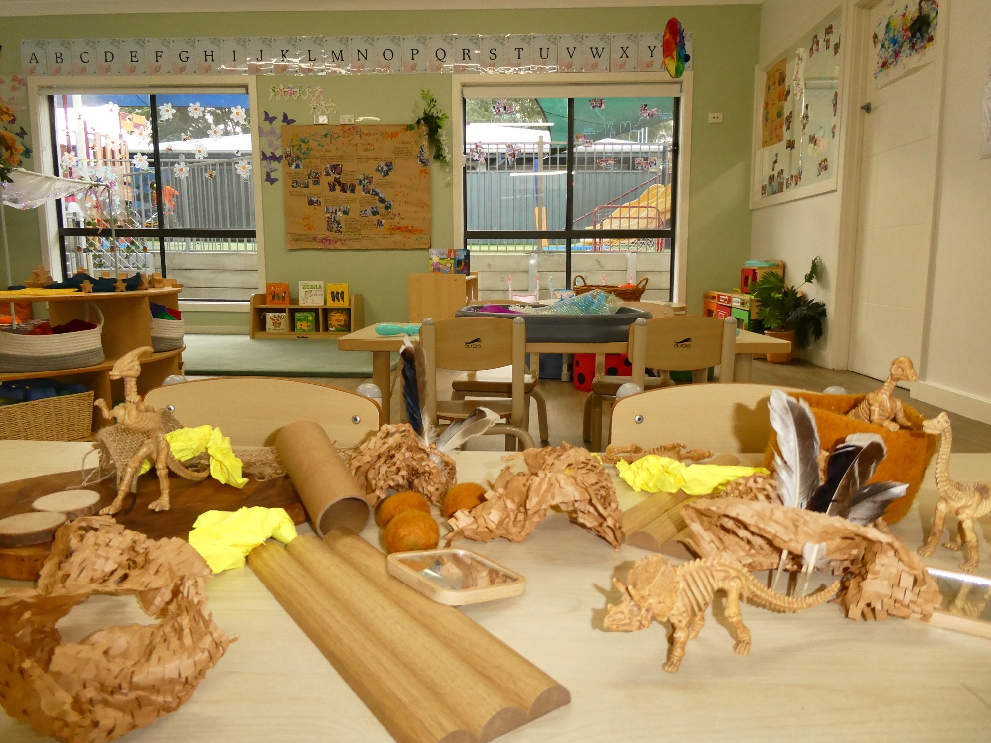 Toddlers playing in Koala's Room (1-2 years) at Macarthur Early Learning