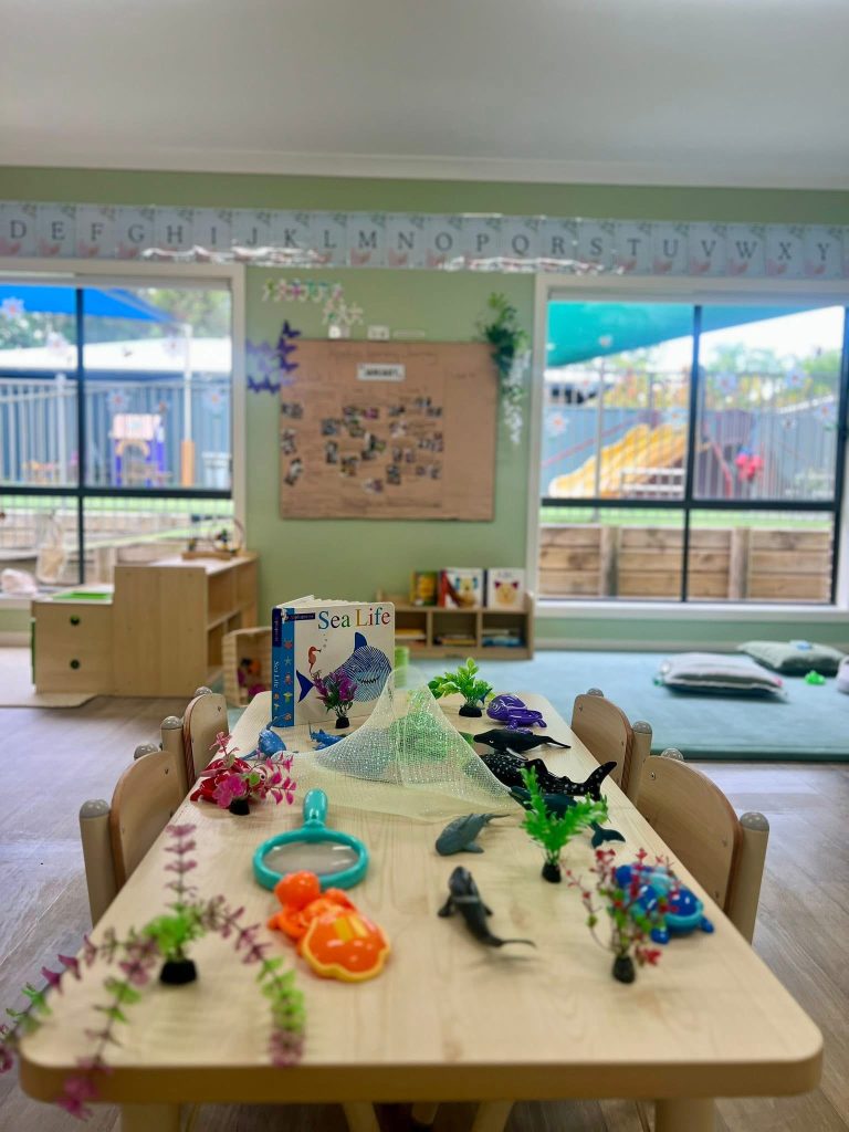 Toddlers playing in Koala's Room (1-2 years) at Macarthur Early Learning