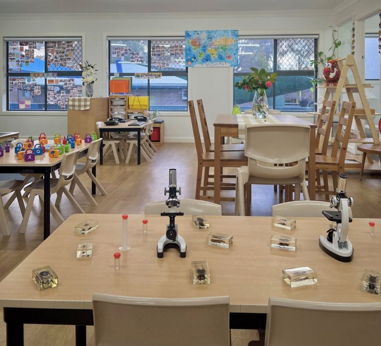 Preschoolers in Kangaroo's Room (4-5 years) school readiness program at Macarthur Early Learning