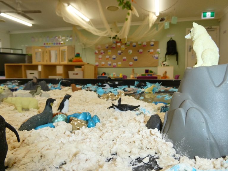 Children playing in Wallabie's Room (3-4 years) at Macarthur Early Learning