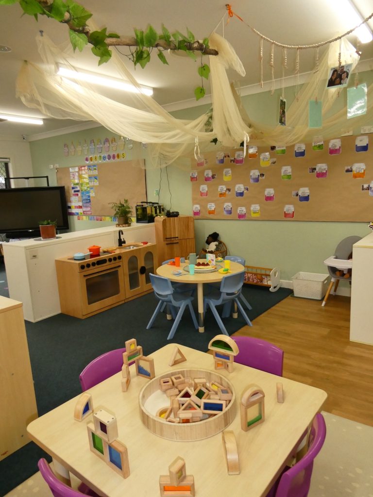 Children playing in Wallabie's Room (3-4 years) at Macarthur Early Learning